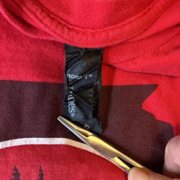 Georgia Bulldogs Retro Graphic State Outline T-Shirt Hanes Nano Tee Athens GA XL - Picture 5 of 6